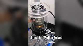 Moteur à bobine mobile à mouvement linéaire de précision