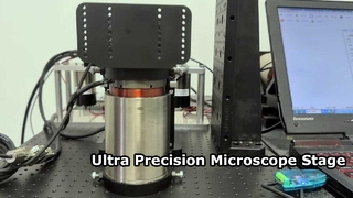 Étape de microscope de moteur de bobine mobile de haute précision